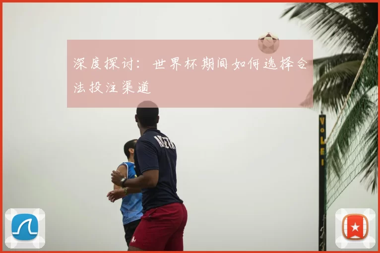 深度探讨:世界杯期间如何选择合法投注渠道