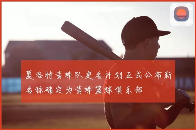 夏洛特黄蜂队更名计划正式公布新名称确定为黄蜂篮球俱乐部