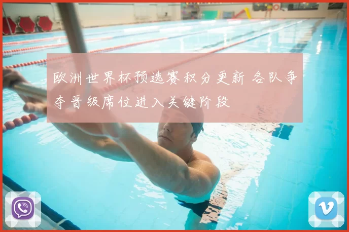 欧洲世界杯预选赛积分更新 各队争夺晋级席位进入关键阶段