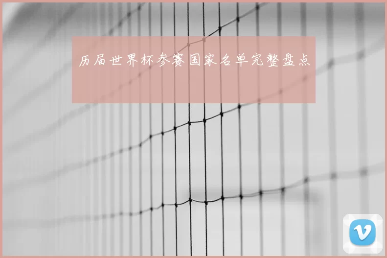 历届世界杯参赛国家名单完整盘点